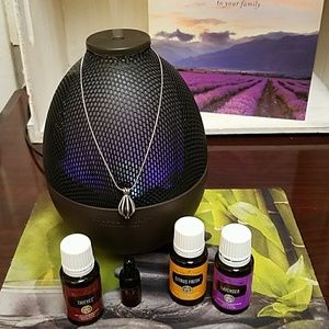 Lava rock diffuser necklace for Essential Oils